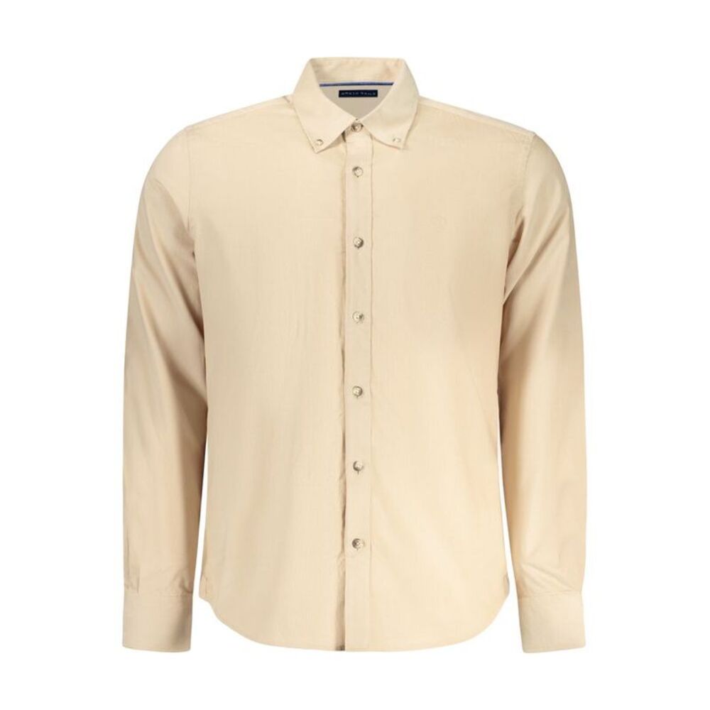 North Sails Beige Cotton Men Men's Shirt